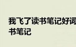 我飞了读书笔记好词好句好段 《我飞了》读书笔记