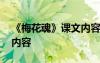 《梅花魂》课文内容概括 课文梅花魂的主要内容