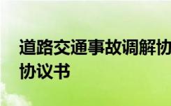 道路交通事故调解协议书 交通事故处理调解协议书