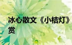 冰心散文《小桔灯》原文 冰心《小桔灯》欣赏