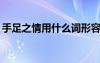 手足之情用什么词形容? 手足之情的成语解释