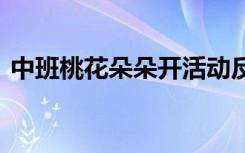 中班桃花朵朵开活动反思 桃花朵朵中班教案