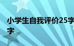 小学生自我评价25字暑假 小学生自我评价25字