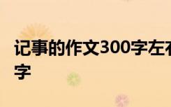 记事的作文300字左右三年级 记事的作文300字