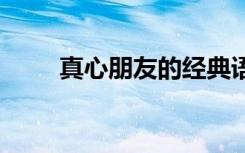真心朋友的经典语录 真心朋友的话