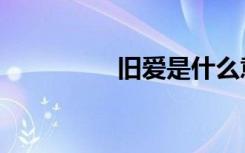 旧爱是什么意思（旧爱）