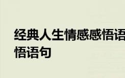 经典人生情感感悟语句图片 经典人生情感感悟语句