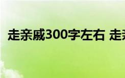 走亲戚300字左右 走亲戚三年级作文300字