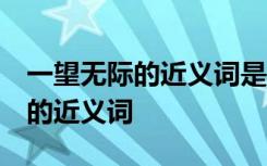 一望无际的近义词是什么 标准答案 一望无际的近义词