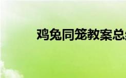 鸡兔同笼教案总结 鸡兔同笼教案