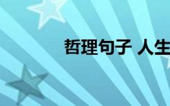 哲理句子 人生感悟 哲理句子