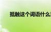 抵触这个词语什么意思 抵触解释造句