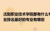沈阳职业技术学院都有什么专业怎么样 沈阳职业技术学院专业排名最好的专业有哪些