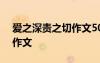 爱之深责之切作文500字左右 爱之深责之切作文