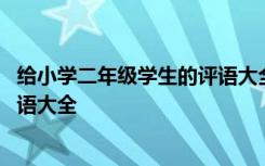 给小学二年级学生的评语大全怎么写 给小学二年级学生的评语大全