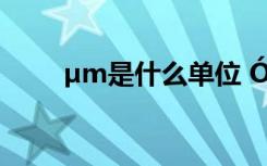 µm是什么单位 ÓÐÕÜÀíµÄÊ«¾ä
