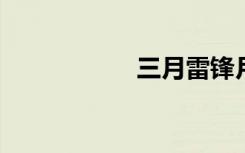 三月雷锋月活动方案