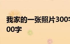 我家的一张照片300字 我家的一张照片作文600字