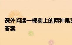 课外阅读一棵树上的两种果实 《一棵树上的两种果实》阅读答案