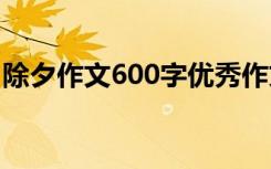 除夕作文600字优秀作文大全 除夕作文600字