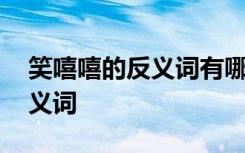 笑嘻嘻的反义词有哪些 笑嘻嘻的近义词和反义词