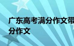 广东高考满分作文带您去看花海 广东高考满分作文