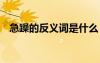 急躁的反义词是什么 秘密的反义词是什么
