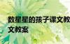 数星星的孩子课文教案 《数星星的孩子》语文教案