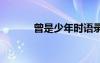 曾是少年时语录 曾是少年散文