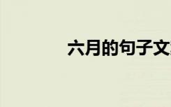 六月的句子文案 六月的句子