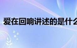 爱在回响讲述的是什么 《爱在回响》观后感