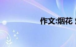 作文:烟花 烟花雨作文