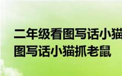 二年级看图写话小猫抓老鼠的图片 二年级看图写话小猫抓老鼠