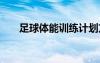 足球体能训练计划方案 训练计划方案