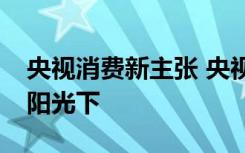 央视消费新主张 央视3.15晚会主题：消费在阳光下