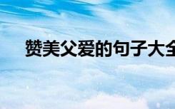 赞美父爱的句子大全 赞美父爱优美句子