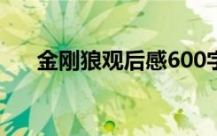 金刚狼观后感600字 金刚狼2的观后感