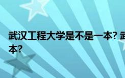 武汉工程大学是不是一本? 武汉工程大学几本?是一本还是二本?