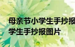 母亲节小学生手抄报图片大全简单 母亲节小学生手抄报图片