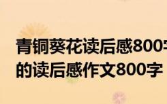 青铜葵花读后感800字优秀作文 《青铜葵花》的读后感作文800字