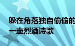 躲在角落独自偷偷的忧伤 躲在角落独自饮尽一壶烈酒诗歌