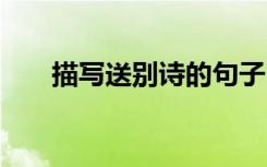 描写送别诗的句子 描写送别诗句摘抄