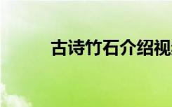 古诗竹石介绍视频 古诗竹石介绍