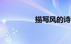 描写风的诗句 风的诗句