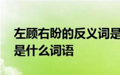 左顾右盼的反义词是哪些 左顾右盼的反义词是什么词语