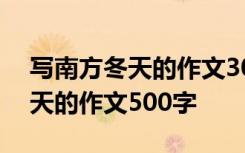 写南方冬天的作文300字左右 描写南方的冬天的作文500字