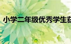 小学二年级优秀学生获奖感言 学生获奖感言