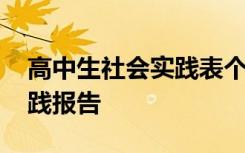 高中生社会实践表个人总结 高中个人社会实践报告