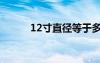 12寸直径等于多少厘米（12寸）