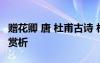 赠花卿 唐 杜甫古诗 杜甫古诗《赠花卿》全诗赏析